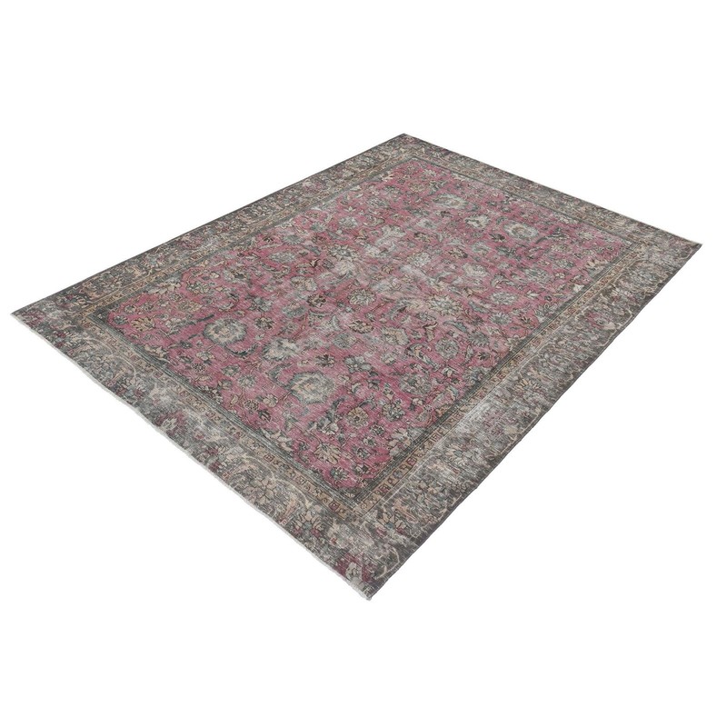 7'8" x 9'10" Sorella Vintage Hand-Knotted Wool Area Rug gallery