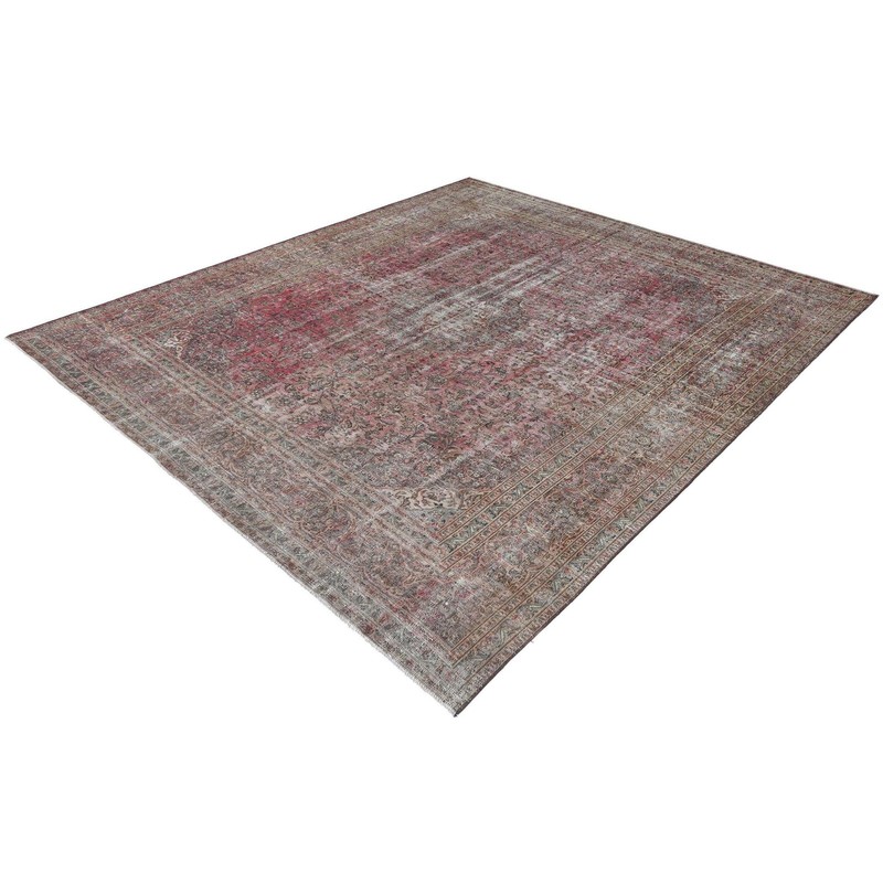 9'8" x 12'4" Hazel Vintage Hand-Knotted Wool Area Rug gallery