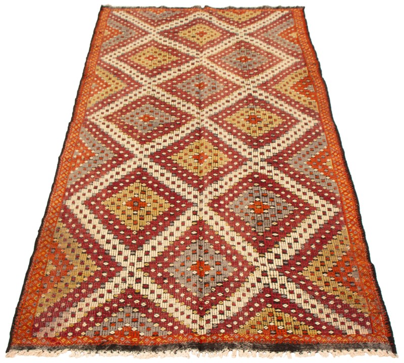 Vintage Hand Woven Area Rug 5'6" x 11'8" Traditional Wool Oriental Carpet gallery