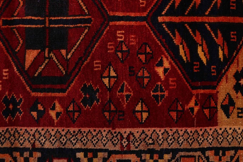 Vintage Hand-Knotted Area Rug 4'11" x 6'4" Traditional Wool Carpet gallery