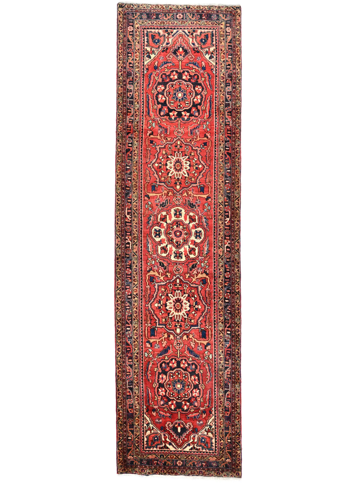 3'6X11'9 Oriental Runner Rug Floral Geometric Farmhouse Carpet gallery