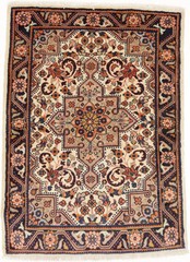 3’5X4’9 Vintage Handmade Floral Oriental Rug Carpet Kitchen Entrance Decor