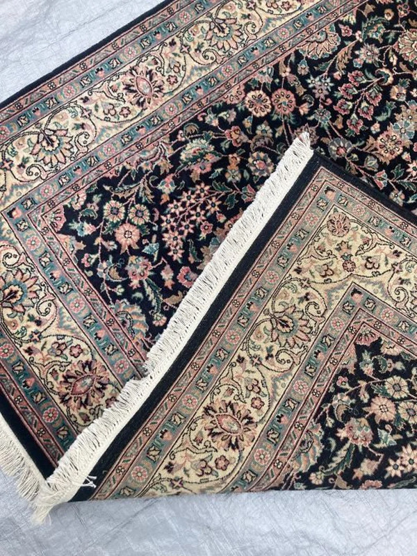 Estate Fine Low Pile Handmade Rug 55"W X 88"L gallery