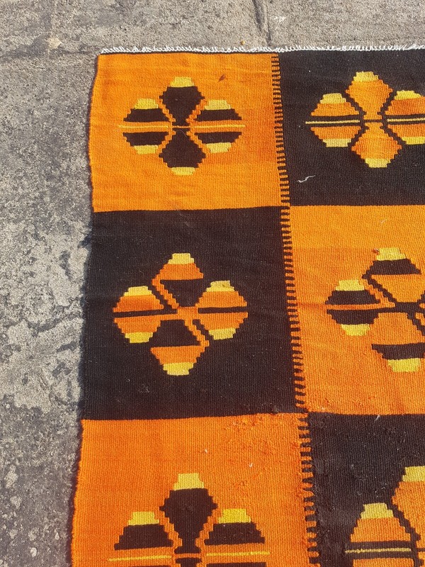 Vintage Handmade Traditional Beautiful Moroccan Kilim Floor Rug Carpet 176x66 cm gallery