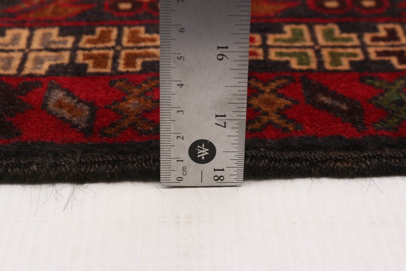 Vintage Hand-Knotted Area Rug 3'4" x 6'8" Traditional Oriental Wool Carpet gallery