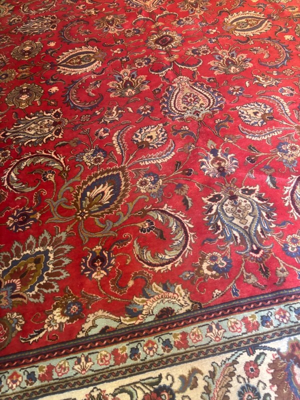 SIMI ANTIQUE. HAND MADE. 13x10. EXCELLENT CONDITION. FULL PILE.WITH SINGNR gallery