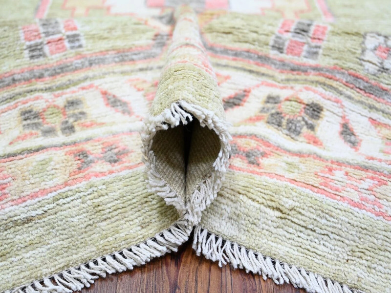 13'10"x19'8" Gin Green, Oushak Natural Dyes, Extra Soft Wool Hand Knotted Rug gallery