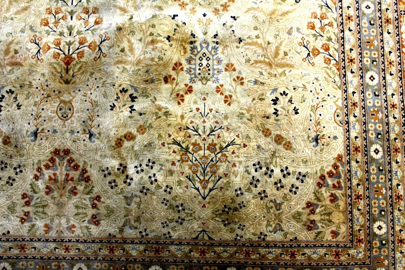 12X12 1970's EXQUISITE MINT 400+KPSI HAND KNOTTED VEGETABLE DYE WOOL TABRIZZ RUG gallery