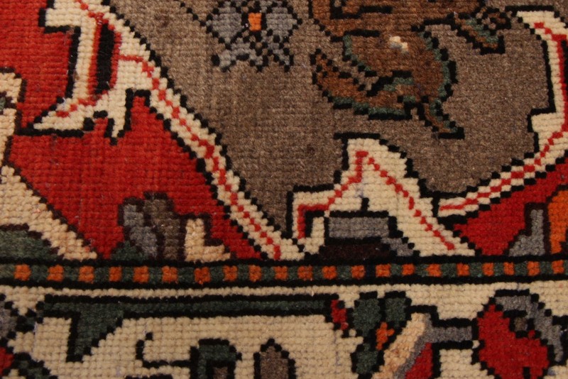 Vintage 6'9" x 9'8" Traditional Hand Knotted Vegetable Dye Wool Area Rug gallery