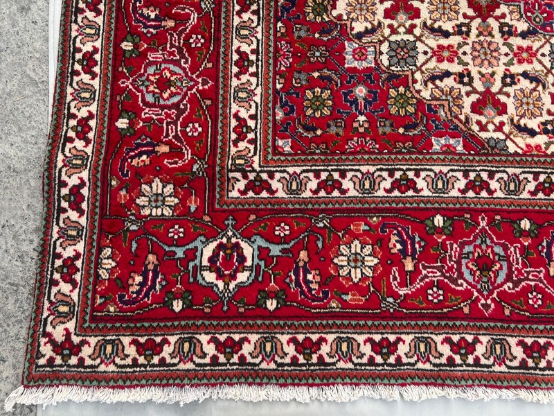 Antique 1900s Hand-Knotted Ardebil Rug | Low Pile Oversized Caucasian Style Rug gallery