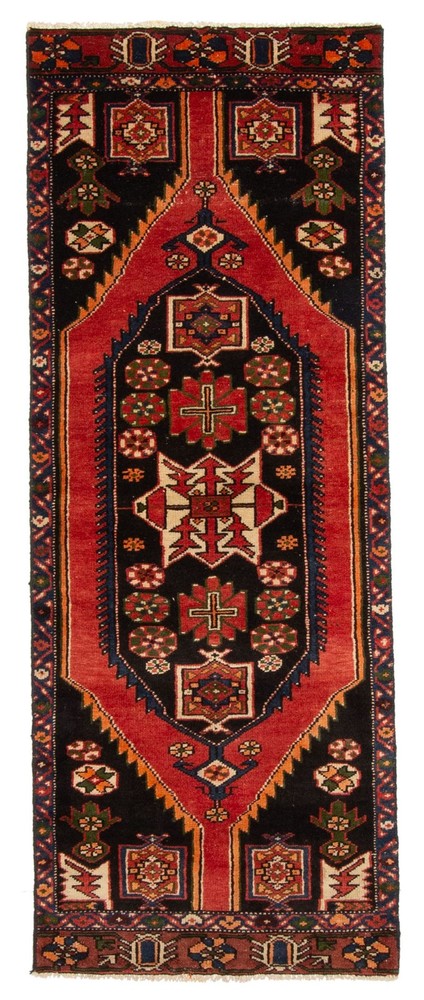Vintage Hand-knotted Runner Rug 2'5" x 6'8" Traditional Oriental Wool Carpet