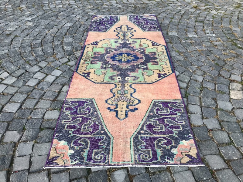 Handmade Rug Turkish Area Rug Vintage Rug Oushak Rug Antique Rug Bohemian Rug gallery