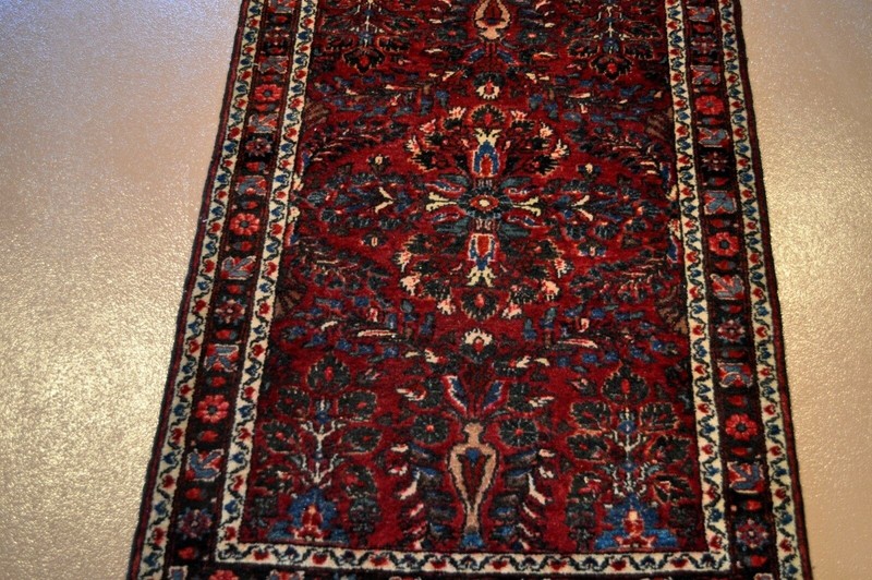 3'X4' Circa 1920's Sarouk Lilihan DESIGN great condition GENUINE Antique gallery