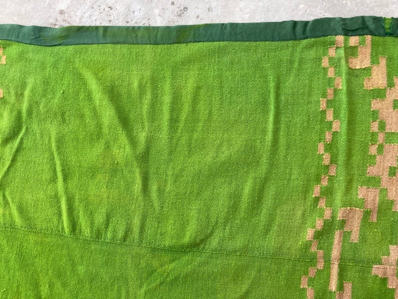 Vintage Traditional Handmade Geometric Odisha Decor C-Textile Rug 186x150 cm gallery