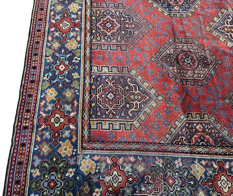 14X18 Antique English Donegal Rug Fine Arts & Crafts Geometric 422x 554cm C.1910 gallery