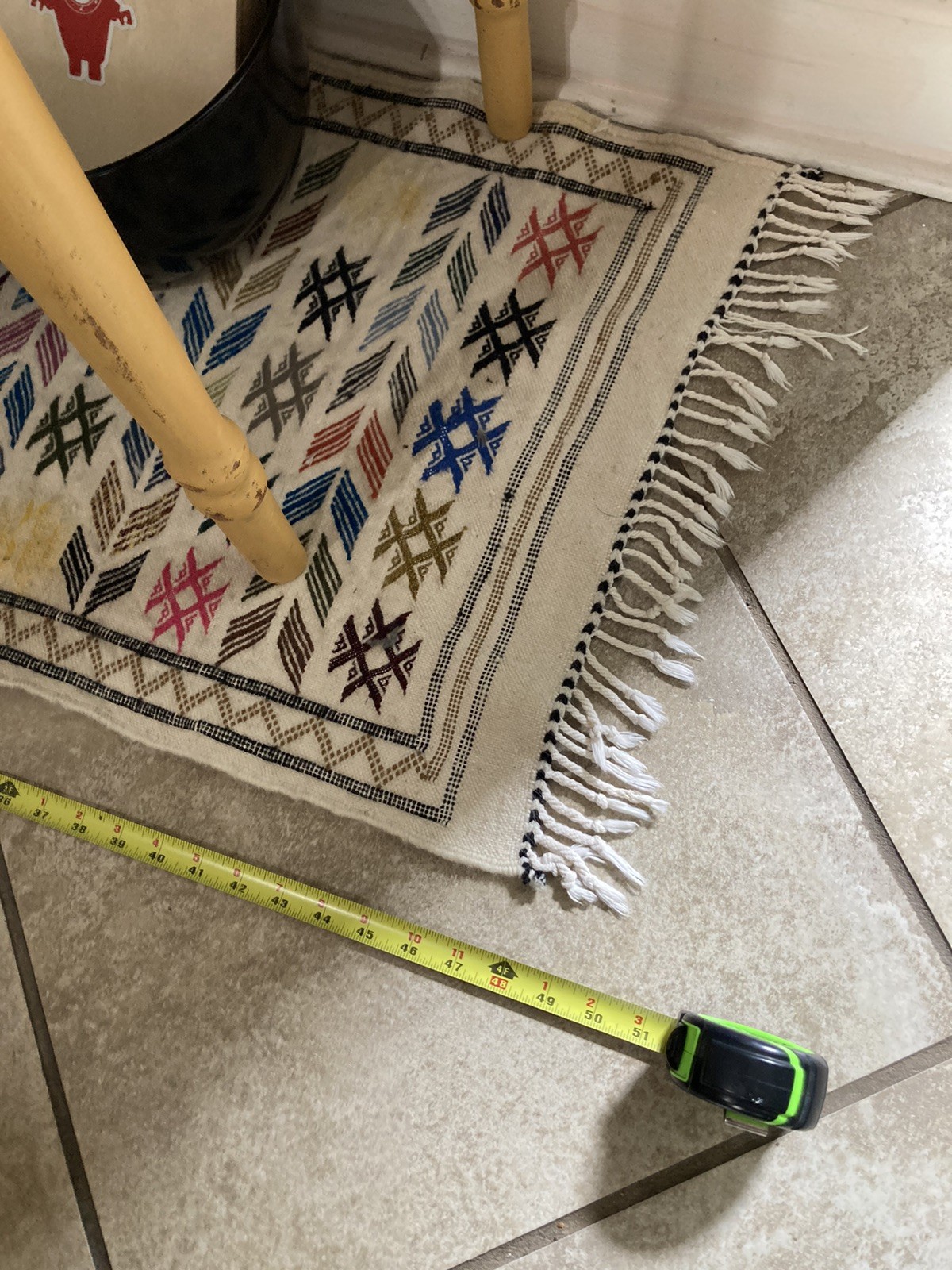 Kilim Rug 50x20 Vintage Tribal gallery