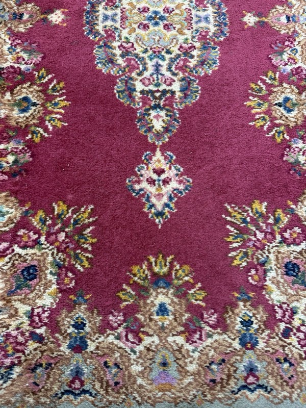 4x2 Karastan Rug Red Medallion #762 Wool Vintage Rare Hard to Find Rug gallery