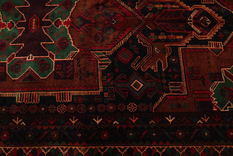 Traditional Vintage Hand-Knotted Area Rug 3'7" x 6'10" Oriental Wool Carpet gallery