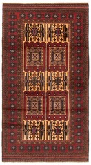 Traditional Vintage Hand-Knotted Area Rug 3’4″ x 6’2″ Oriental Wool Carpet