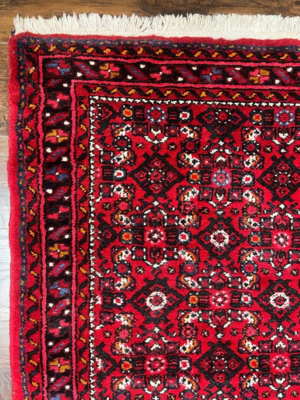 Long Tribal Runner Rug 3x16 Wool Hand Knotted Antique Oriental Carpet Red gallery