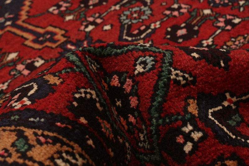Vintage Hand-knotted Runner Rug 3'5" x 10'8" Traditional Oriental Wool Carpet gallery