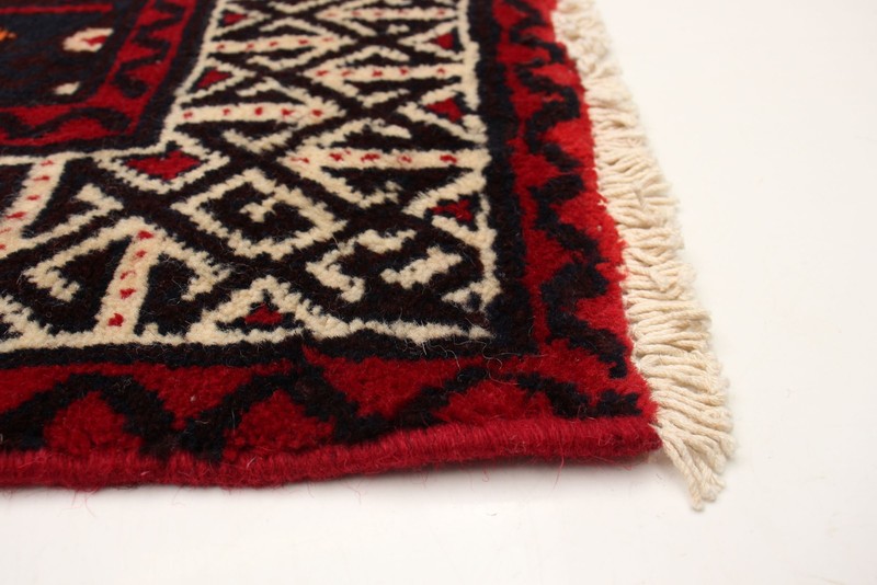 Vintage Geometric Area Rug 4'7" x 9'3" Traditional Hand-Knotted Wool Carpet gallery