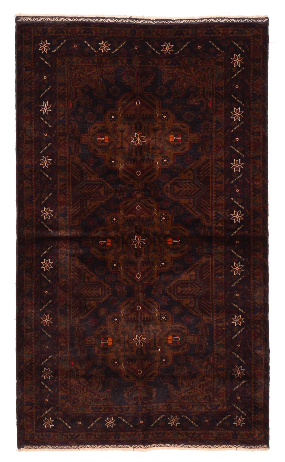 Traditional Vintage Hand-Knotted Area Rug 3'9" x 6'6" Oriental Wool Carpet gallery