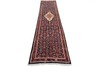 Vintage Tribal Oriental Runner 3’7” x 13’3” Blue Wool Hand-Knotted Area Rug gallery