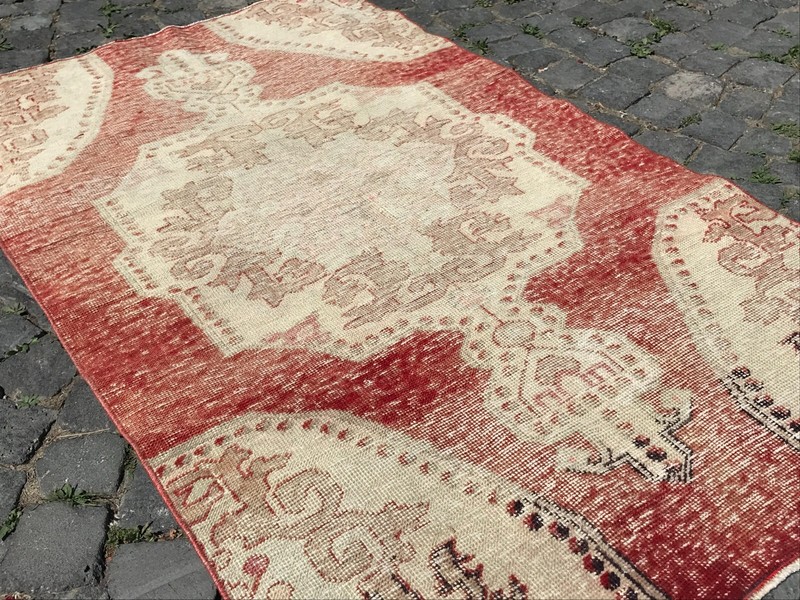 Handmade Rug Turkish Area Rug Vintage Rug Oushak Rug Antique Rug Bohemian Rug gallery