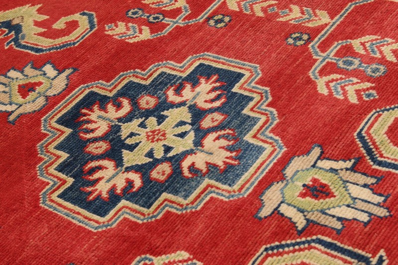 Vintage Hand-Knotted Area Rug 3'6" x 5'1" Traditional Oriental Wool Carpet gallery