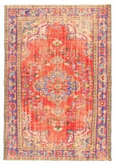 Vintage Hand-Knotted Area Rug 5’9″ x 8’1″ Traditional Wool Carpet