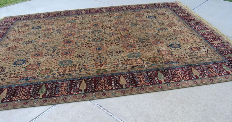 Mint Karastan Samovar 900-901 Oriental Area Rug Carpet Persiann Garden 8'8"x12' gallery