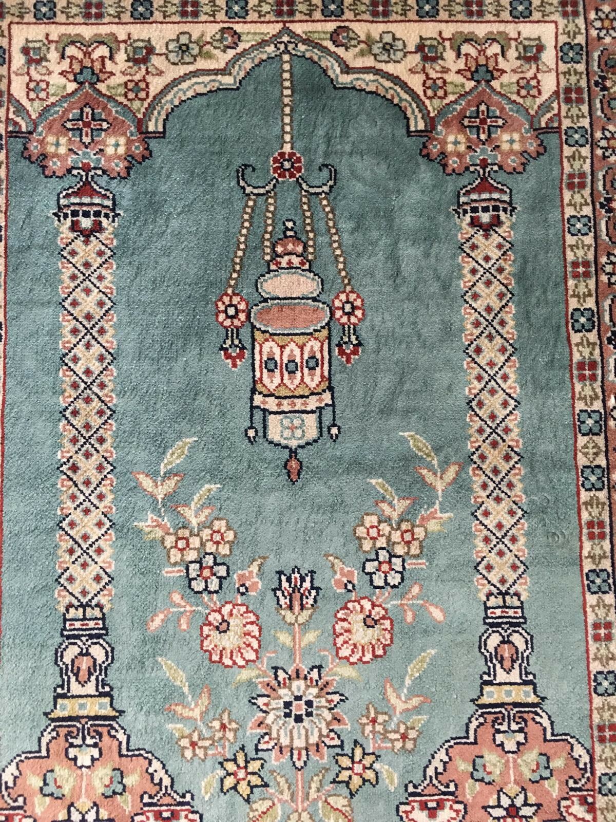 Hereke Silk On Silk Rug Hand Knotted gallery