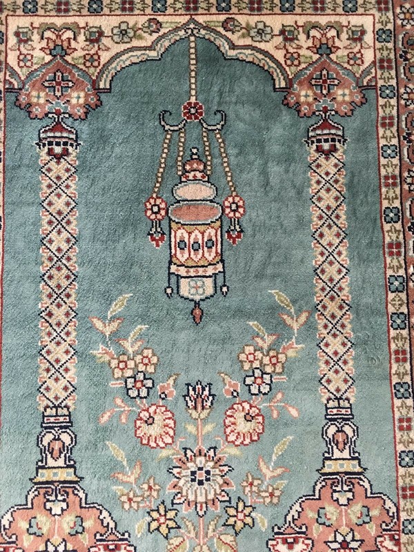 Hereke Silk On Silk Rug Hand Knotted gallery
