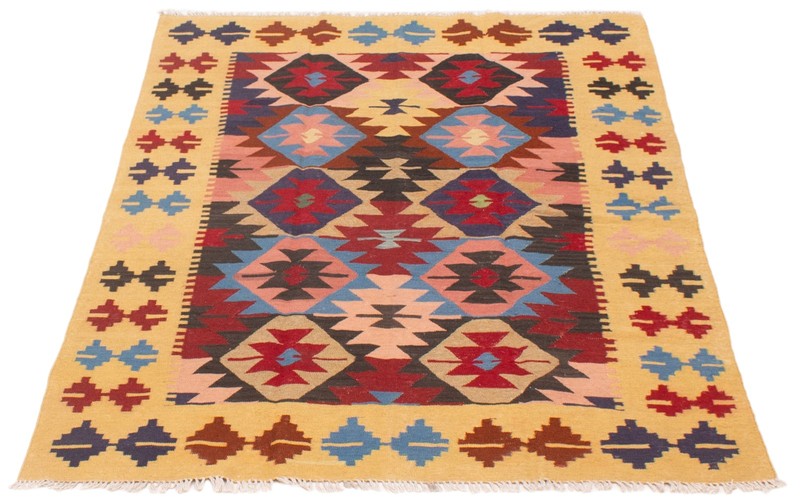 Vintage Hand Woven Area Rug 4'9" x 6'4" Traditional Wool Oriental Carpet gallery