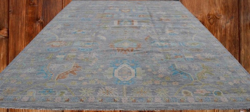 10 x 13'10 Turkish Oushak Style Handmade Oriental Carpet Wool Area Rug 10 x 14 gallery