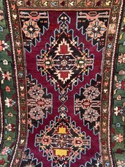 COLLECTORS’ ITEM Antique Stunning Natural Vegetable Dye Shirvan Caucasian Carpet
