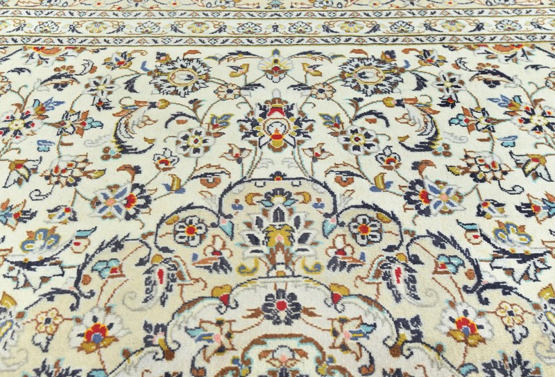 8x11 ft Vintage Cream Wool Oriental Rug Design Living Room Decor Carpet gallery