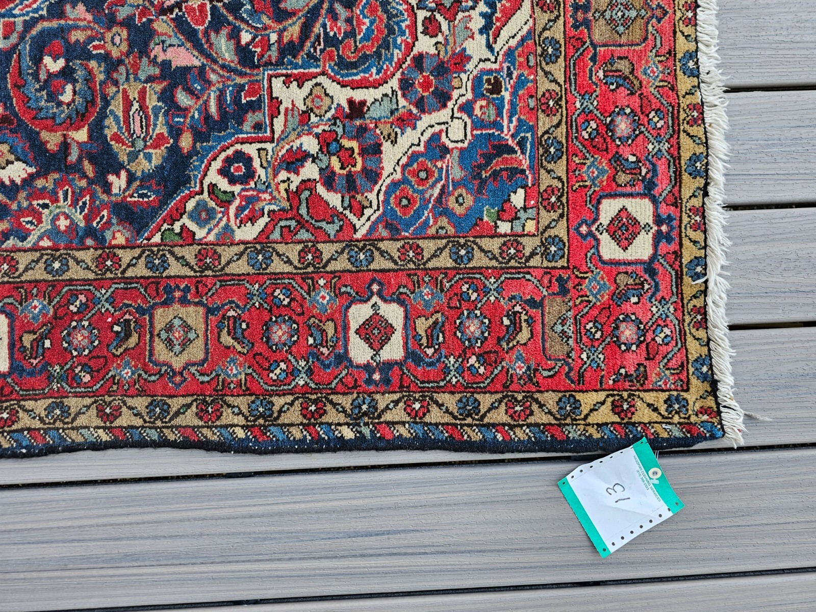 ($1000 Value) Antique Hamadann P Handmade rug, 6'7"x 4'9" gallery