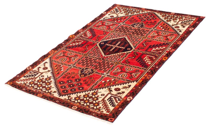 Vintage Hand-Knotted Area Rug 4'8" x 7'1" Traditional Oriental Wool Carpet gallery