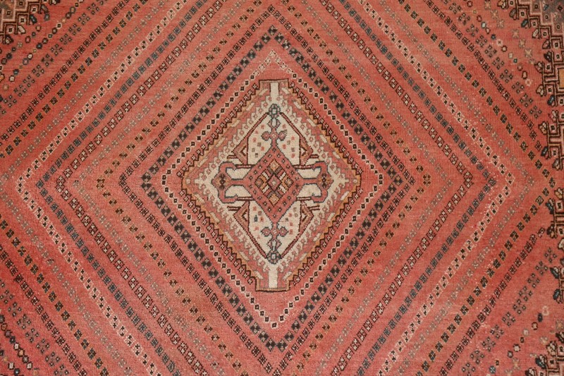 Vintage Wool Traditional Handmade Rug 6x9 Geometric Living Room Carpet gallery