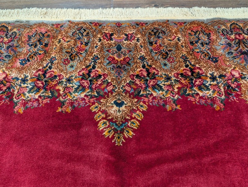 10x14 Karastan Red Medallion Kirman Rug #762, Wool, Rare gallery