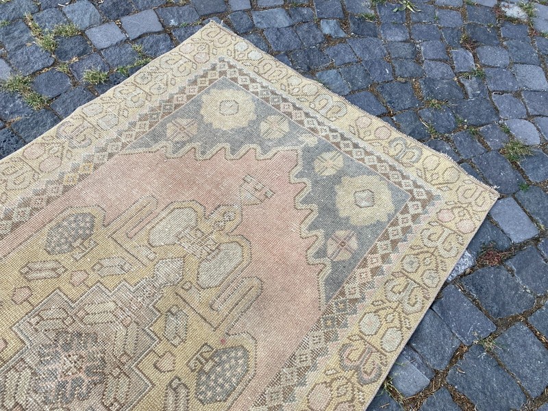 Area rug, Turkish rug, Vintage rug, Handmade rug, Wool rug Carpet | 3,1 x 5,9 ft gallery