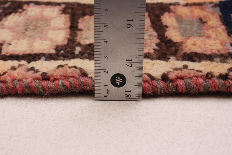 3'11" x 12'5" Vintage Hand-knotted Runner Rug Traditional Oriental Wool Carpet gallery