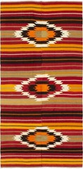 Vintage 4’6″ x 9’3″ Traditional Wool Hand Woven Oriental Area Rug
