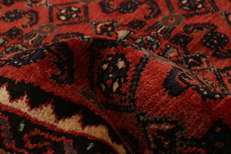 3'8" x 10'0" Vintage Hand-knotted Runner Rug Traditional Oriental Wool Carpet gallery