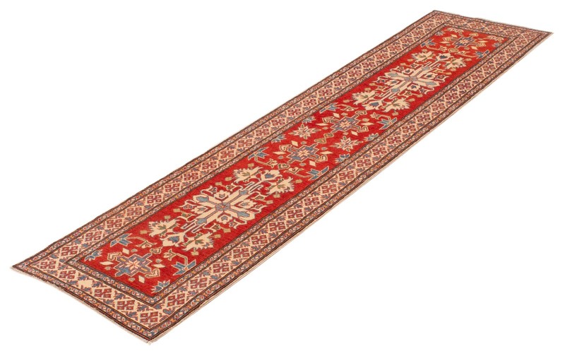 2'8" x 10'9" Vintage Hand-knotted Runner Rug Traditional Oriental Wool Carpet gallery