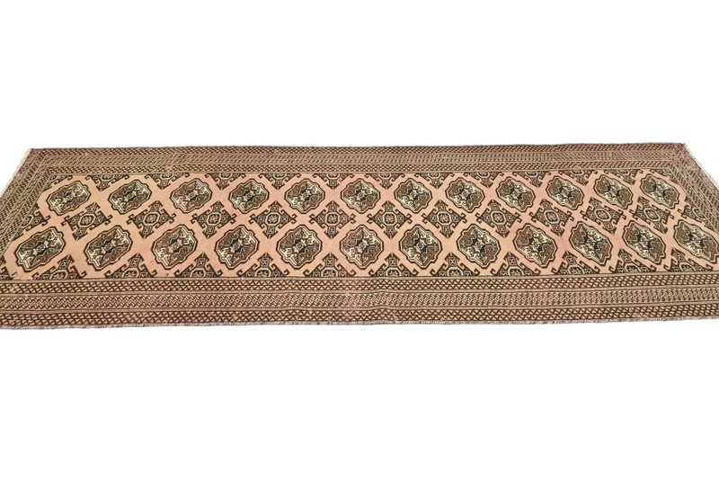 Vintage Oriental Runner Rug Distressed Geometric Tribal Design Kitchen 3X9 ft gallery