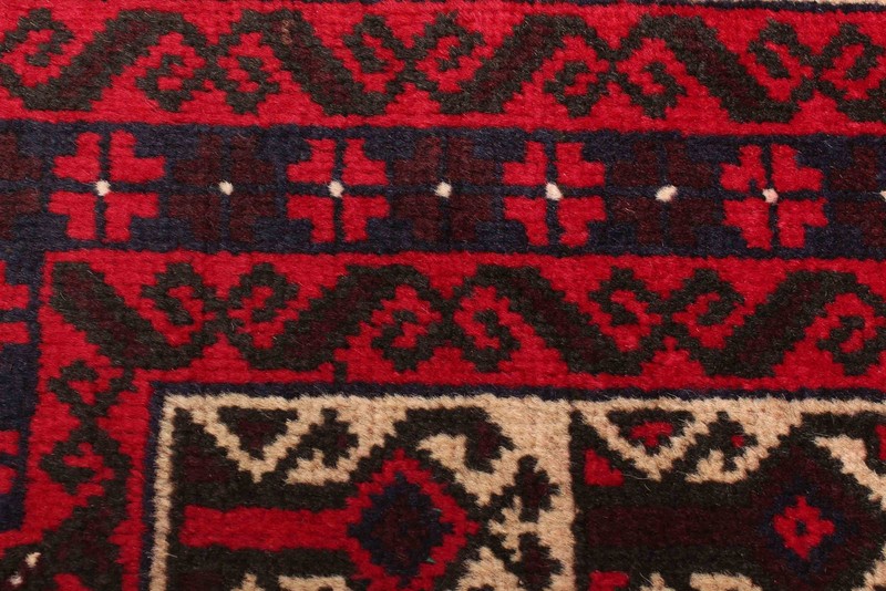 Vintage 2'9" x 4'6" Traditional Hand Knotted Vegetable Dye Wool Area Rug gallery