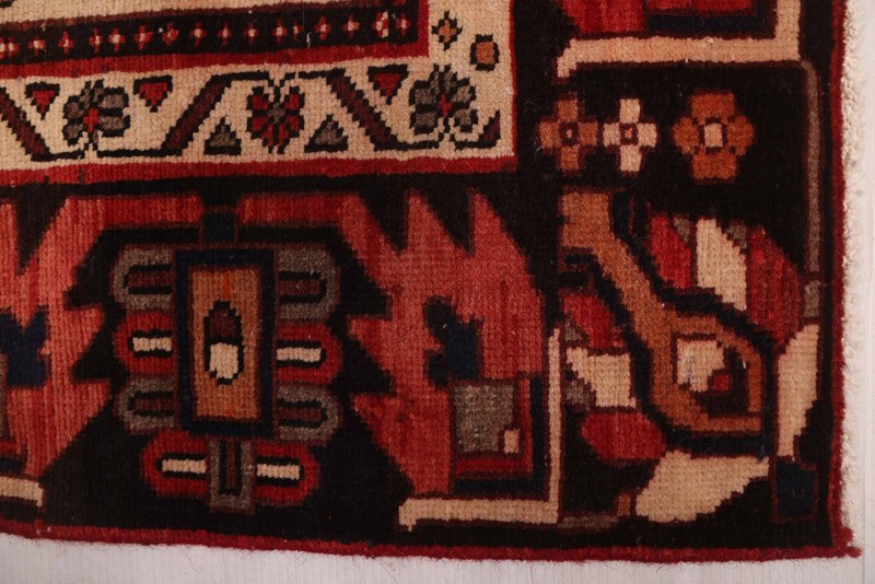 Vintage 6'6" x 9'8" Traditional Hand Knotted Vegetable Dye Wool Area Rug gallery